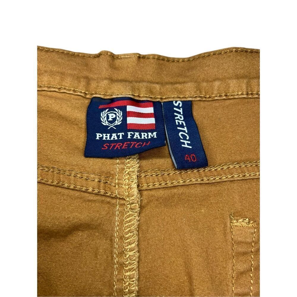Phat Farm Men’s 40 Moto‎ Casual Shorts Khaki Stretch - Picture 4 of 7